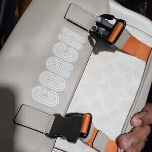 Coach Crossbody Orange and Cream